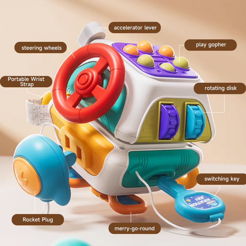 Travel Accessories Baby - Montessori duyusal oyuncaklar bebek meşgul küp