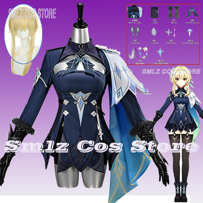 Travel Accessories Aesthetic - 2026 Genshin Impact Gezgin Lumine Cosplay