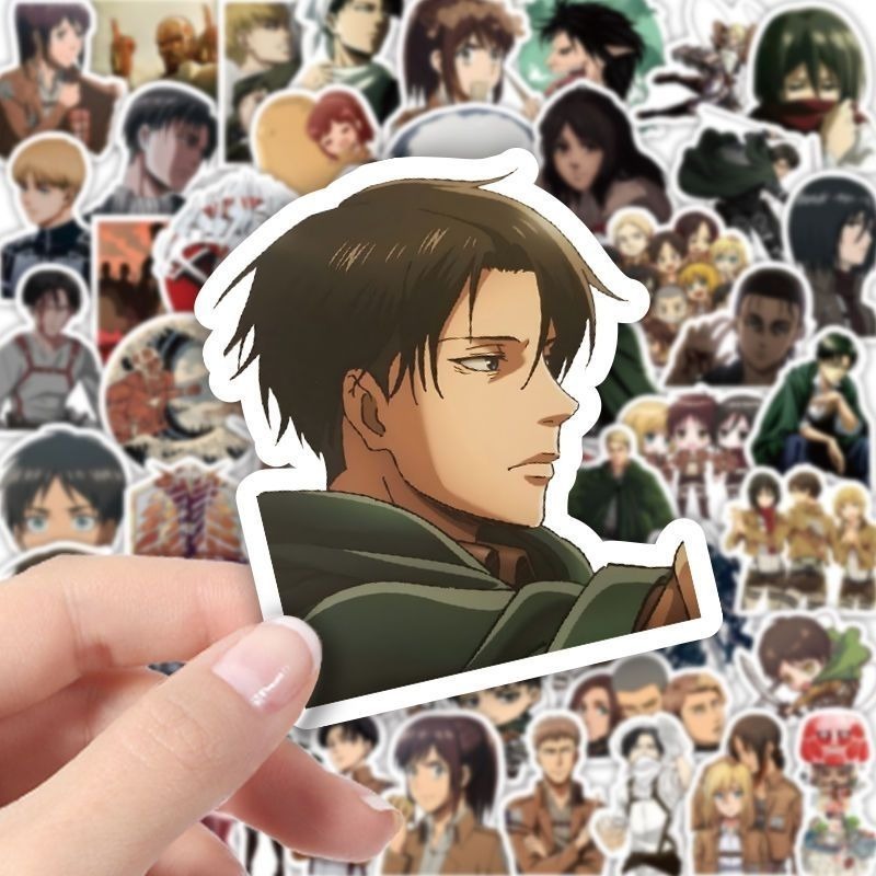 60 adet Titan Anime çıkartmala - Luggage Cover Protector incelemesi ve fiyatı